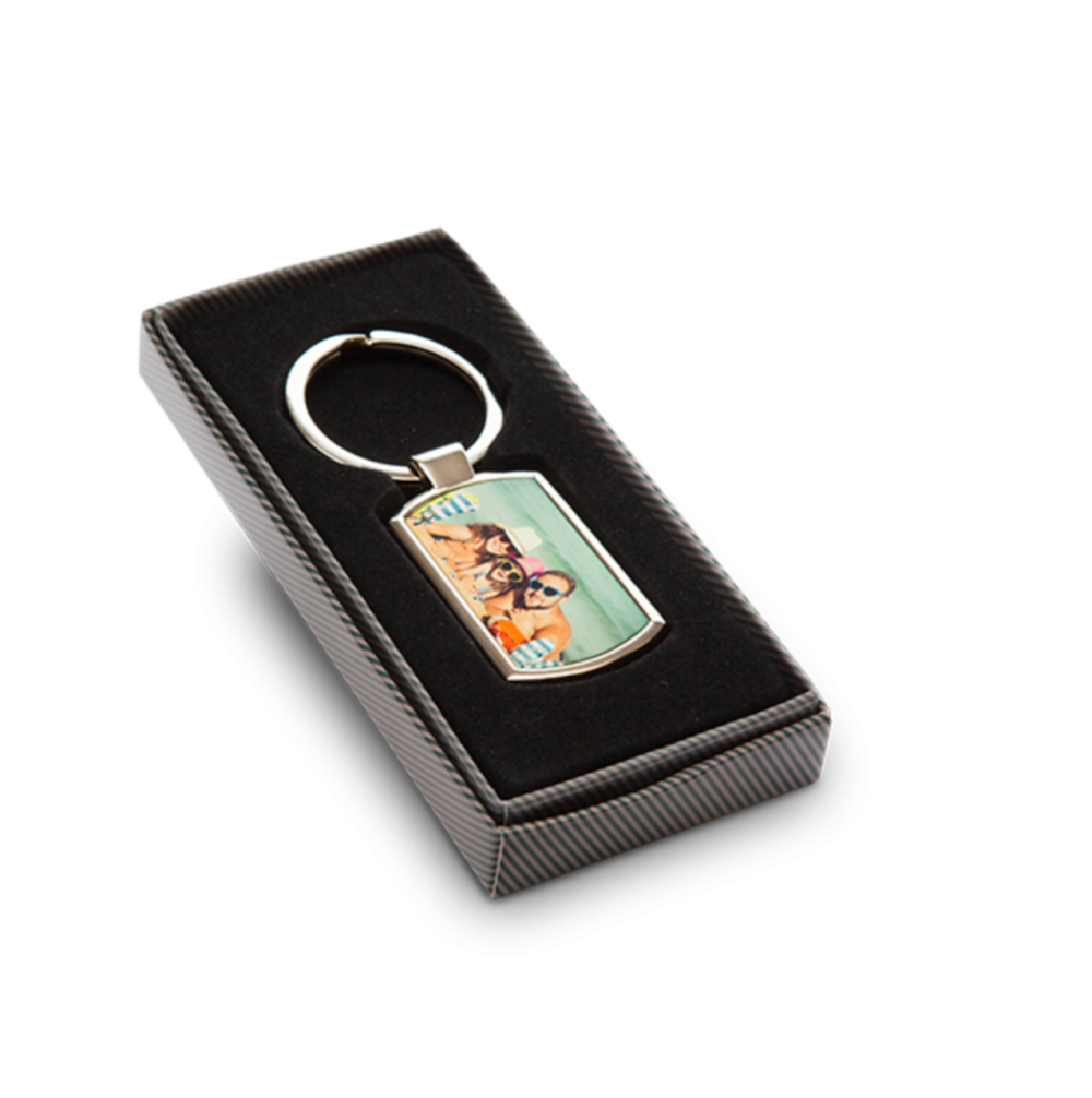 Caravan - Home Is Where You Park It Metal Rectangle Keyring